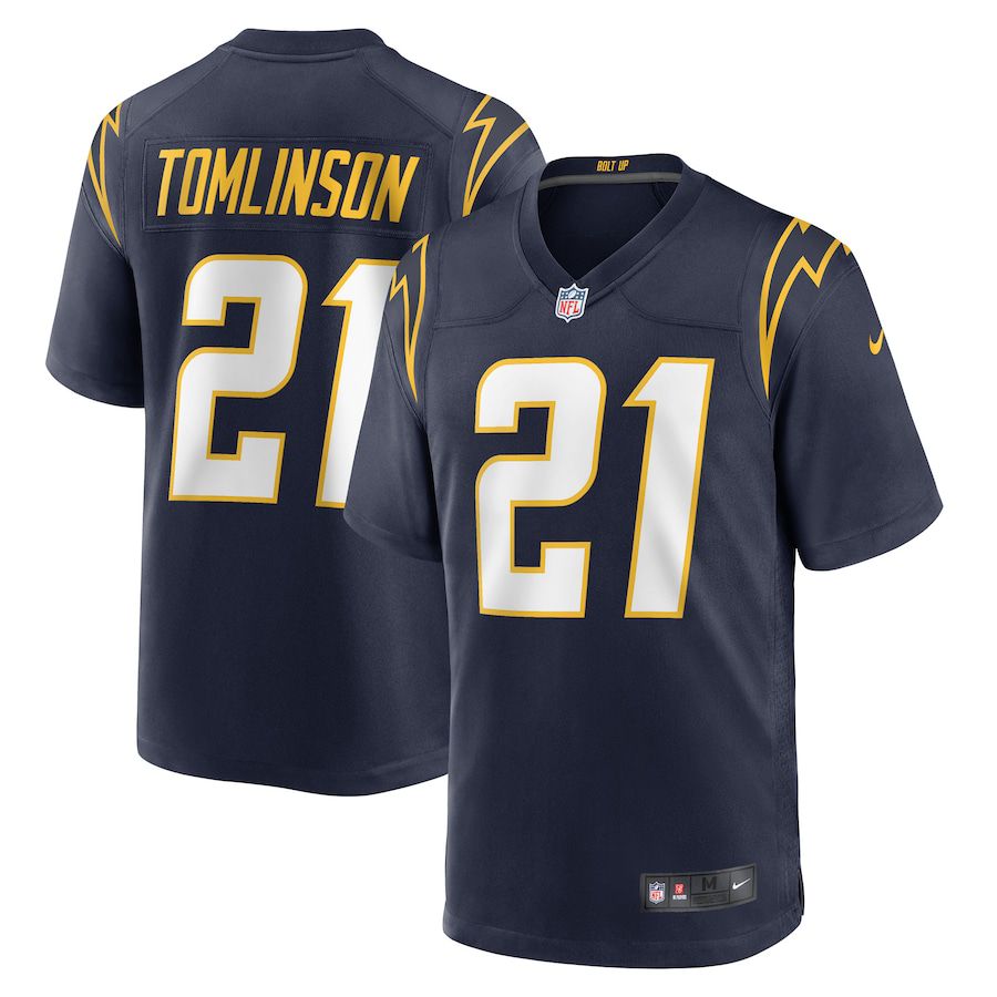 Men Los Angeles Chargers #21 LaDainian Tomlinson Nike Navy Retired Player NFL Jersey
